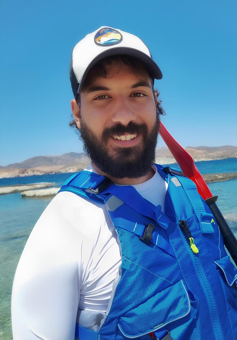 george ifantis co owner of riptide milos kayak